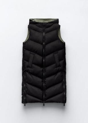 Двостороння водо та вітронепроникна жилетка zara gilet with water and wind protection