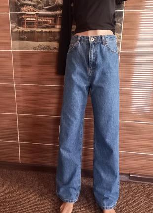 Каттонові прямі джинси koton jeans1 фото