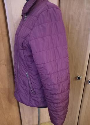 Куртка женская демисезонная, стеганая, красивого темно-вишневого цвета размер xl2 фото