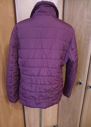Куртка женская демисезонная, стеганая, красивого темно-вишневого цвета размер xl3 фото