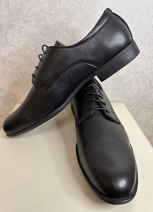 Новые стильные кожаные мужские туфли 42, 44 размера, недорого!5 фото