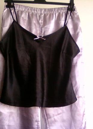 Лёгкая домашняя пижамка: брюки и маечка, р.м