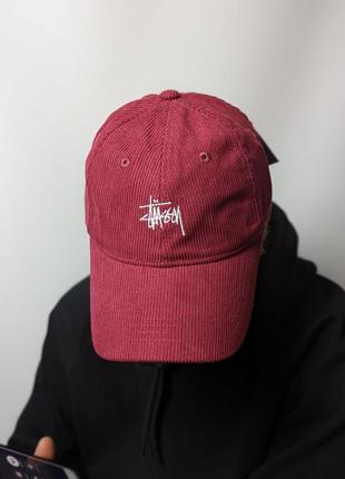 Кепка stussy вельветова3 фото