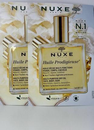 Сухе масло nuxe huile prodigieuse multi-purpose dry oil2 фото