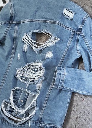 Модный джинсовый пиджак5 фото
