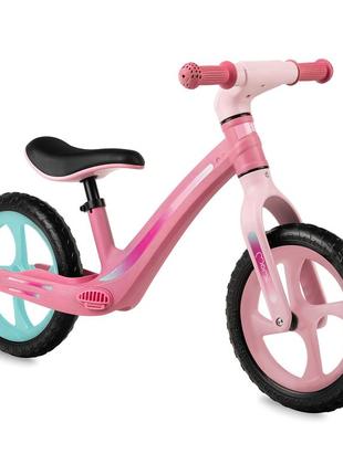 Дитячий біговел - велосипед momi mizo pink для дівчинки від 2 - 3 років | біговел для дівчинки рожевий
