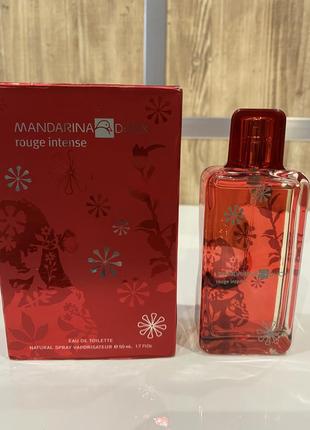 Mandarina duck rouge intense (2007) туалетная вода 50 мл. редкий аромат, снятый с производства