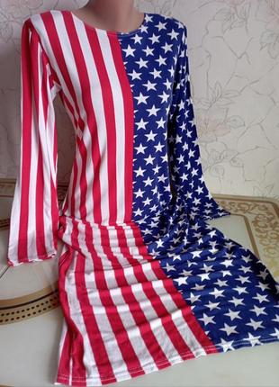 Платье, платье американский флаг2 фото