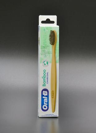 Зубная щетка "oral_b" / бамбуковый уголь / 1шт1 фото