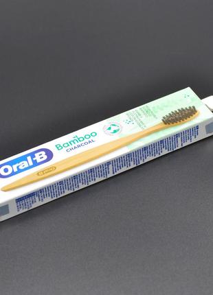 Зубная щетка "oral_b" / бамбуковый уголь / 1шт2 фото