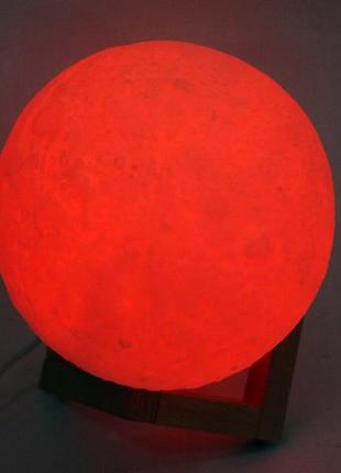 Настольный светильник 3d луна moon lamp (без аккумулятора)8 фото