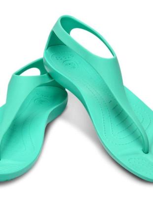 Босоножки сандалии вьетнамки crocs sexi flip p.38 w7