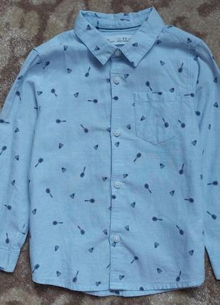 Сорочка на хлопчика zara 2-3 роки 98 см