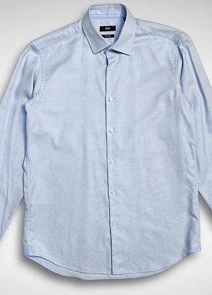 Hugo boss 40 15 3/4 класична блакитна сорочка regular fit