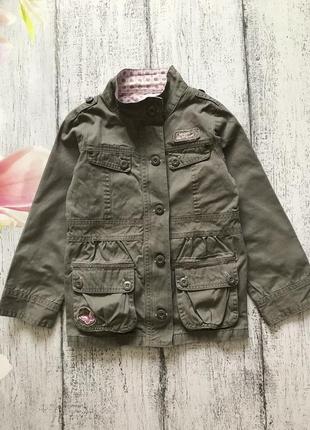 Крута джинсова куртка пальто вітровка на хб підкладці розмір 6 років