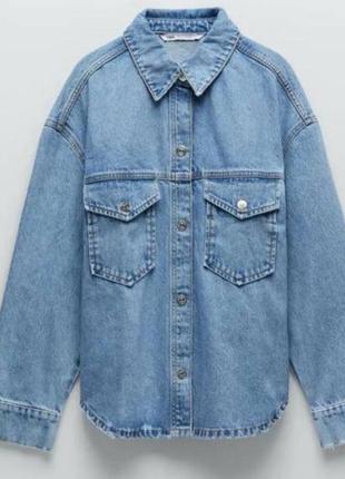 Стильна джинсова куртка, жакет , рубашка з деніму george  g21