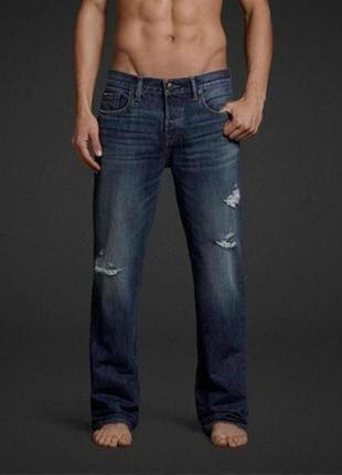 Стильные модные рваные джинсы легендарного американского бренда abercrombie &amp; fitch1 фото