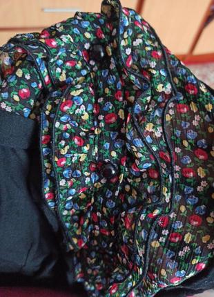 Туника обманка с шифоновой вставкой3 фото