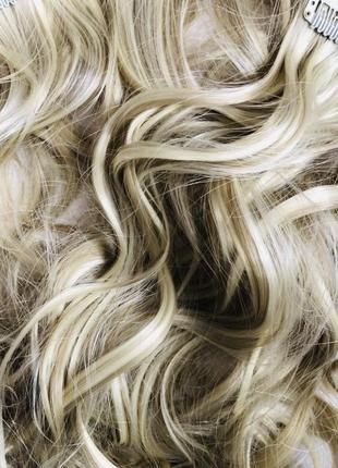 Волосся на заколці пасмо яскраве різнокольорове тресс7 фото