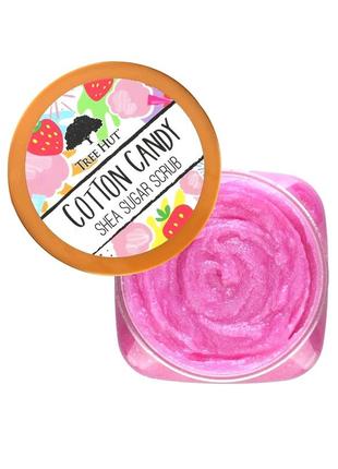 Tree nut shea sugar scrub, cotton candy, 18 oz (510 g) скраб2 фото