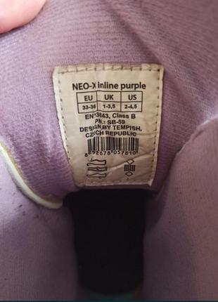 Роликовые кошки tempish neo-x write/ purple 33-363 фото