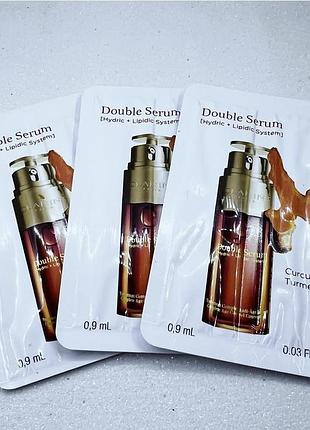 Подвійна сироватка clarins double serum complete age control concentrate