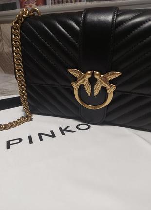 Кожаная сумочка pinko оригинал