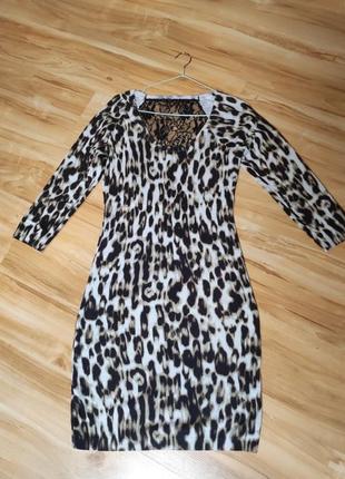 Сукня леопард