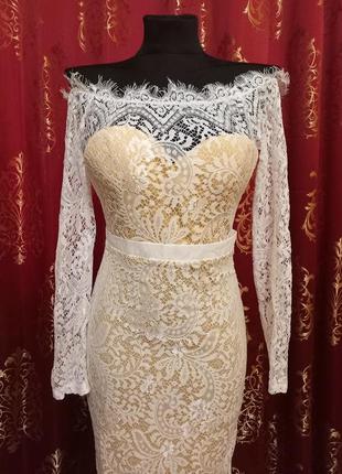 Весільна сукня зі шлейфом5 фото