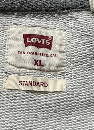 Оригинальный плотный базовый свитшот levi’s levi straus &amp; co3 фото