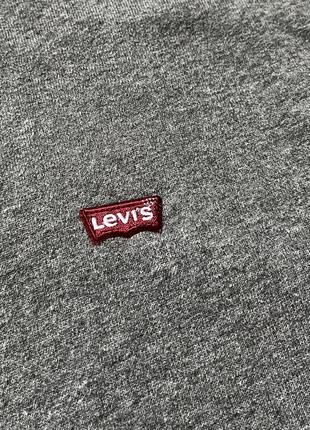 Оригинальный плотный базовый свитшот levi’s levi straus &amp; co2 фото