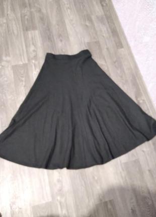 Zara миди юбка элегантная3 фото