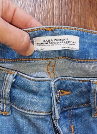 Джинсы с дырками, рваные джинсы, zara premium denim collection2 фото