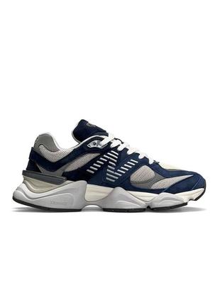 Чоловічі кросівки new balance 9060 navy сині спортивні кроси повсякденні нью баланс6 фото