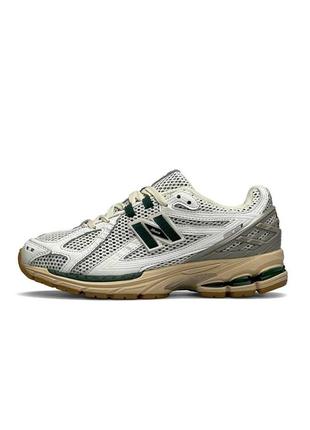 Мужские кроссовки new balance 1906r white green белые спортивные кроссовки нью баланс весна лето