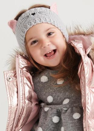 6 - 12 місяців 48 см нова фірмова м'яка пов'язка на голову з вушками reserved