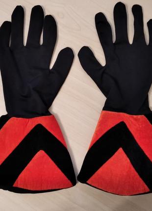 Перчатки до карнавального костюма принц король мушкетер на дорослого розмір l, рукавички аніматора