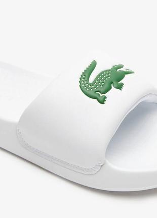 Шльопанці lacoste slide white оригінал original3 фото