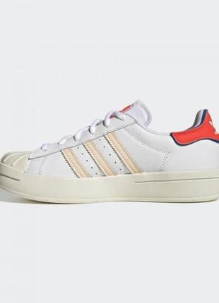 Кроссовки adidas superstar ayoon “white solar red”4 фото