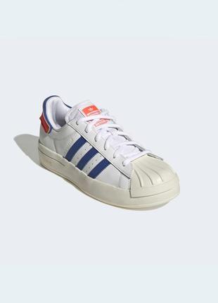 Кроссовки adidas superstar ayoon “white solar red”2 фото
