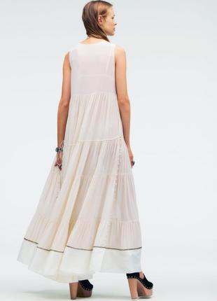 Zara длинное платье премиум, xs, s, l3 фото