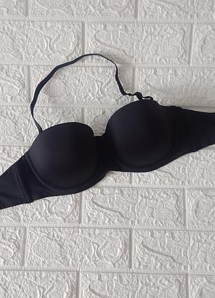 Бюстгальтер балконет черный р.70/э
