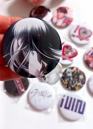 Значки аніме комікс аниме k-pop poni поні 58мм значок
