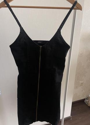 Джинсова сукня boohoo 4