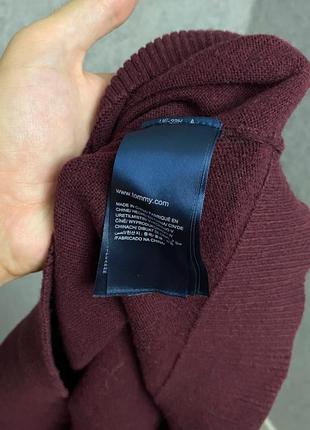 Бордовый свитер от бренда tommy hilfiger6 фото