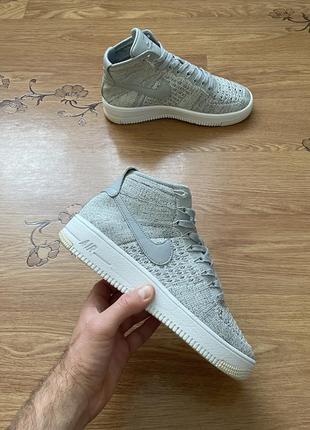 Кроссовки nike air force 1 mid flyknit1 фото