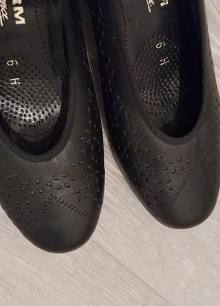 Брендовые кожаные ортопедические туфли повышенного комфорта helioform6 фото