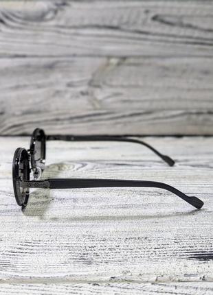 Солнцезащитные очки овальные, унисекс в  металлической оправе  (без бренда)4 фото