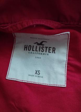 Легкая ветровка - жакет hollister xs красная ветровка женская блейзер пиджак весенний хлопок5 фото