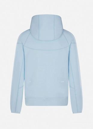 Кофта drake nocta x nike tech fleece light blue2 фото